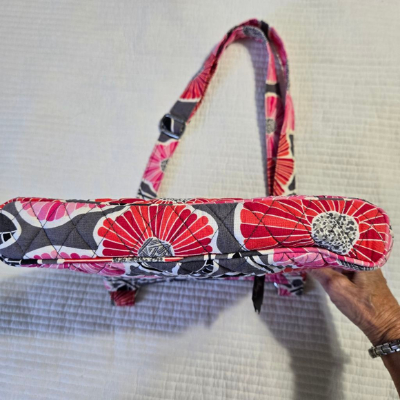 Vera Bradley Cherry Blossoms Quilted Hipster Floral Crossbody Bag - Picture 5 of 10